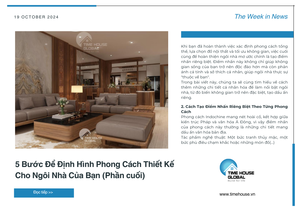 5 Bước Để Định Hình Phong Cách Thiết Kế Cho Ngôi Nhà Của Bạn (Phần Cuối ...